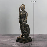 Samurai Knight Statue Retro European