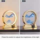 3D Quicksand LED lamp