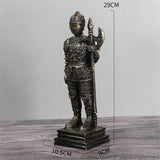 Samurai Knight Statue Retro European