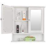 Double Door Mirrored Bathroom Wall Mounted Medicine Cabinet