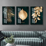 PAINTING GREEN MURAL PLANT WALL ART