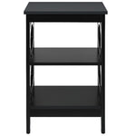 2PCS 3-tier Accent Nightstand, Sofa End Table