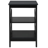 2PCS 3-tier Accent Nightstand, Sofa End Table