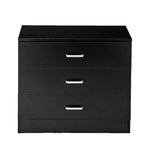 Wood 3-Drawer Dresser Night Stand for Bedroom and Living Room