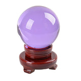 80mm Colorful Crystal Ball Paperweight