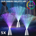 Multicolor Romantic LED Fiber Optic Flashing Lamp