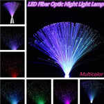 Multicolor Romantic LED Fiber Optic Flashing Lamp