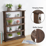 Wooden Spice Rack Wall Mount