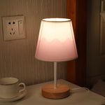 WOODEN TABLE LAMP