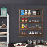 Wooden Spice Rack Wall Mount