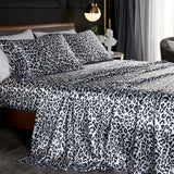 Fitted Satin Solid Printed Sheet Set