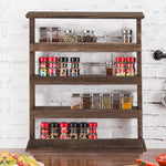 Wooden Spice Rack Wall Mount