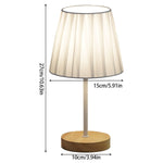 WOODEN TABLE LAMP