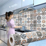 OIL PROOF KITCHEN WALLPAPER