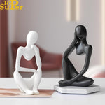 Abstract Thinker Statue