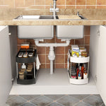 Under Sink 2 Tier Storage Rack