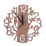 Wooden Tree Shape Wall Clock