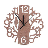 Wooden Tree Shape Wall Clock