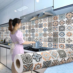 OIL PROOF KITCHEN WALLPAPER